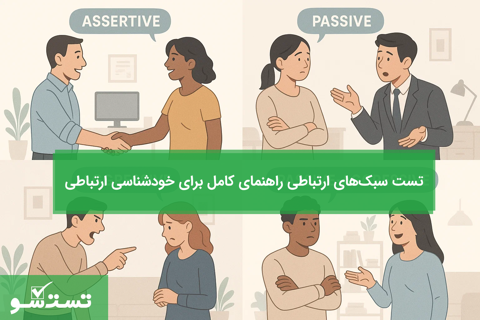 تست سبک‌های ارتباطی راهنمای کامل برای خودشناسی ارتباطی