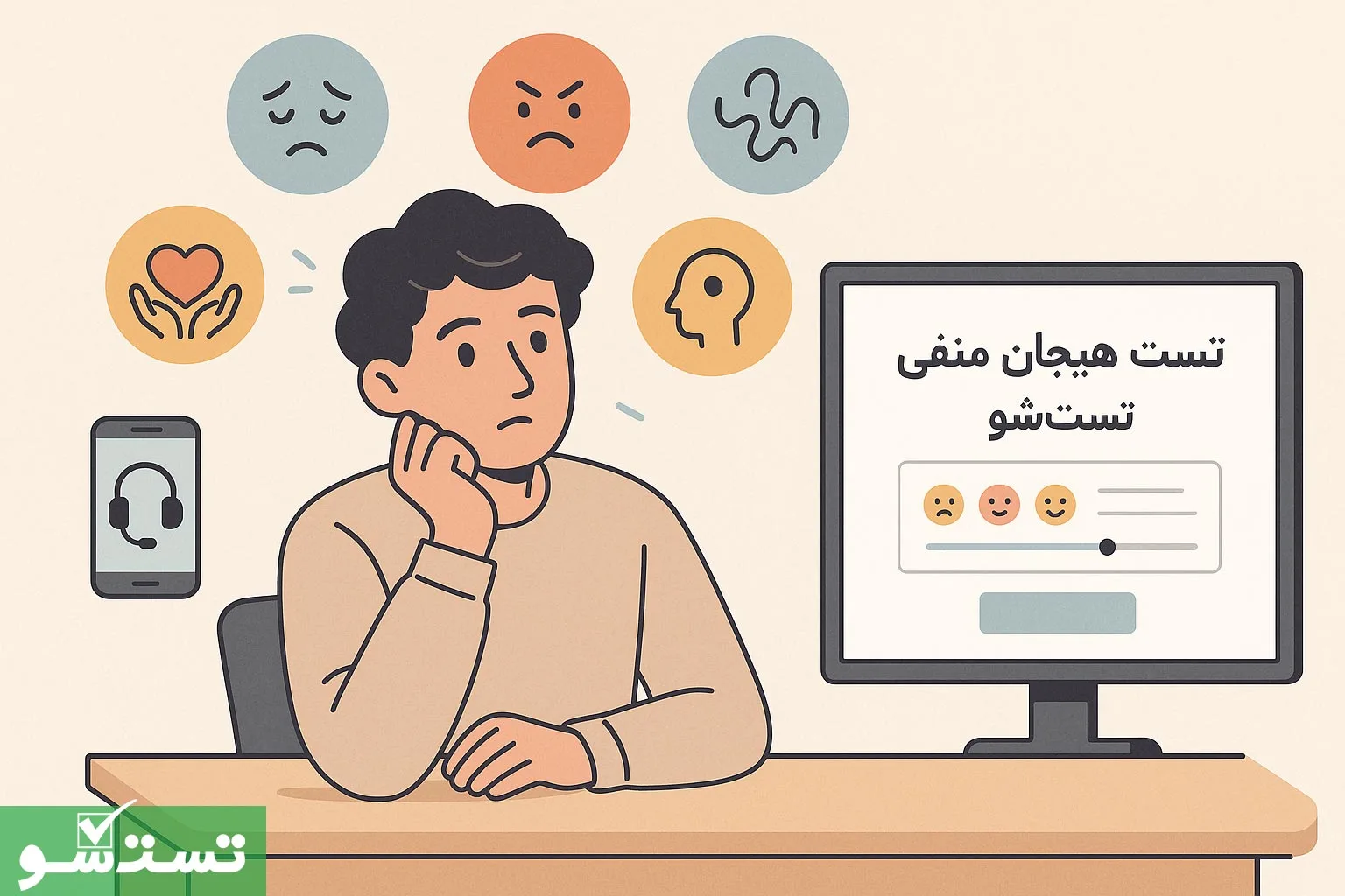 معرفی تست هیجان منفی  